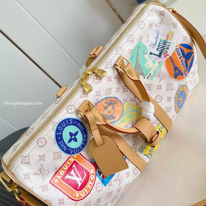 キーポル バンドリエール 45 モノグラム デューン キャンバス – LW309