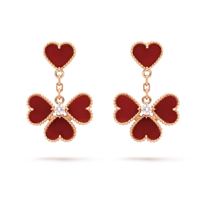 ヴァン クリーフ＆アーペルのスウィート アルハンブラ エフィヤージュ イヤリングの新着