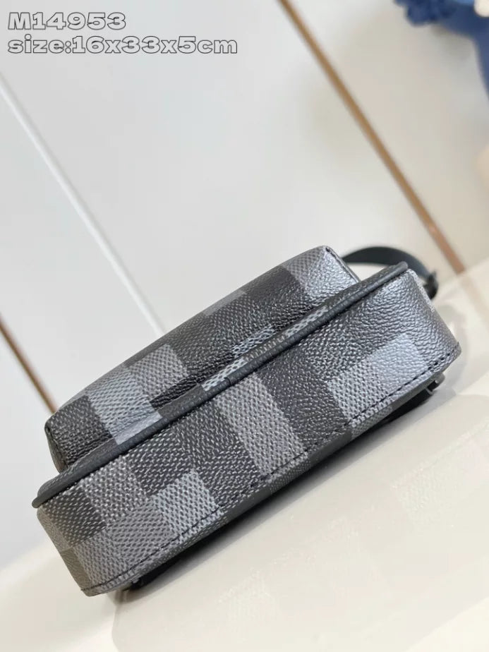 NIL メッセンジャーバッグ ダモフラージュ ブラック キャンバス M14988 – LW414