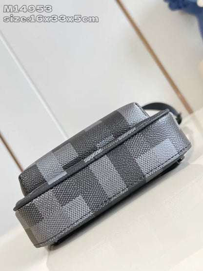 NIL メッセンジャーバッグ ダモフラージュ ブラック キャンバス M14988 – LW414