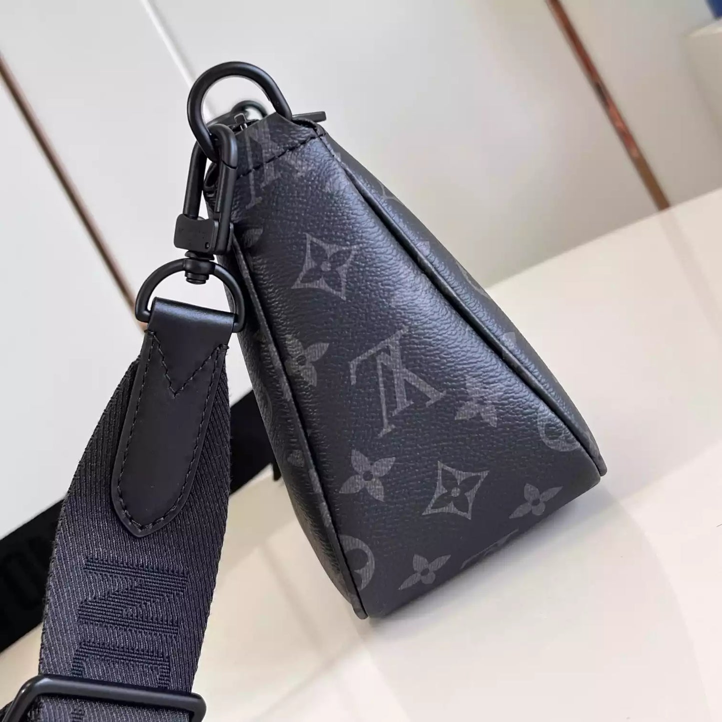 XL ブラック モノグラム エクリプス キャンバス アクセサリーポーチ M11741 – LW445