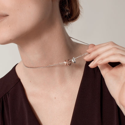 ラブネックレス、ダイヤモンド6個