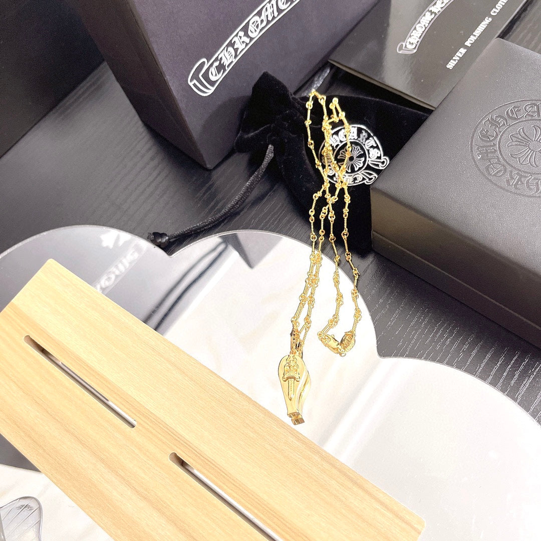 【CHROME HEARTS】ネックレス、新しいネックレス万能シンプルファッションオーナメント