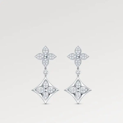 LV ルイ・ヴィトン カラーブロッサム ロングイヤリング Q96501