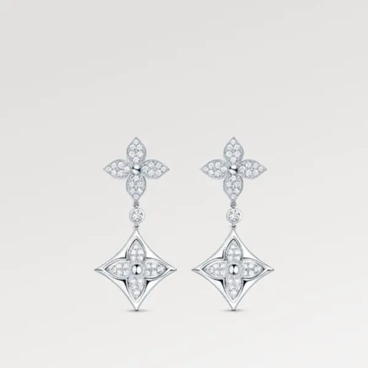 LV ルイ・ヴィトン カラーブロッサム ロングイヤリング Q96501