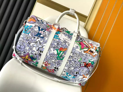 キーポル バンドリエールバッグ 50 モノグラム コミック キャンバス – LW365