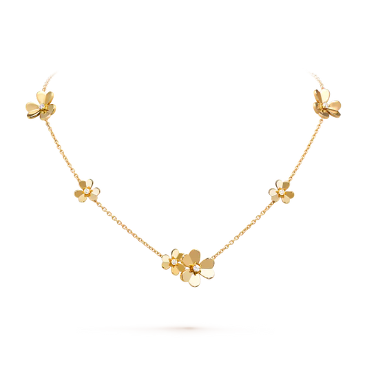 ヴァン クリーフ＆アーペルのフリヴォル ネックレス（9つの花）の新着商品