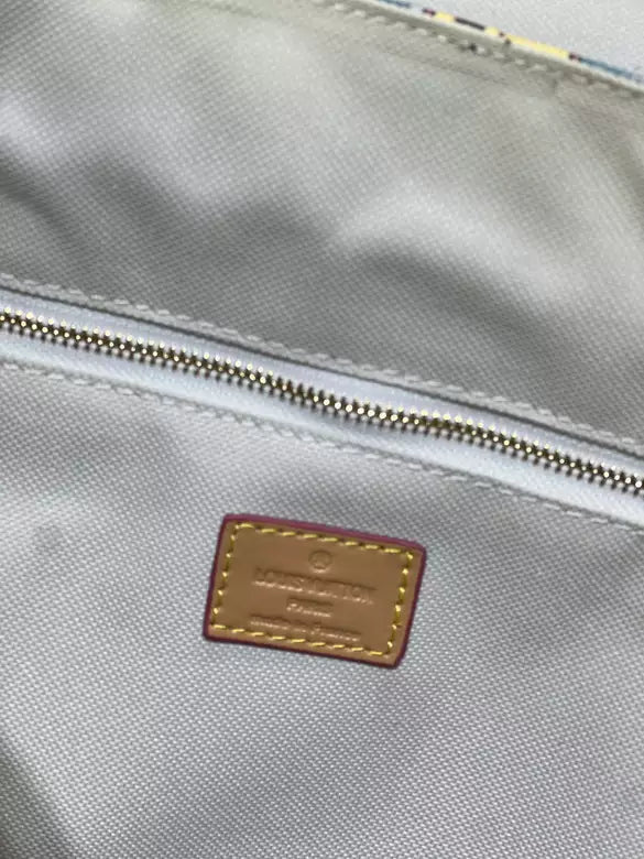 クリストファー MM ネイビーブルー モノグラム サーフィン キャンバス – LW163