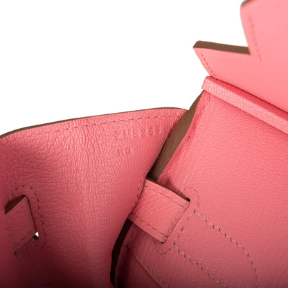 エルメス バーキン 30 ローズコンフェッティ エプソン パラジウム金具