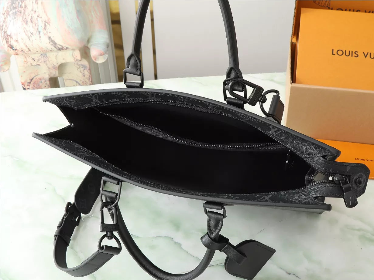 サック プラット 24H ブラック モノグラム エクリプス キャンバス M47059 – LW207