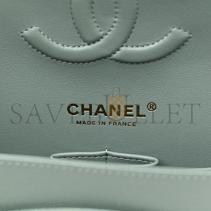 シャネル キャビア キルティング ミディアム ダブルフラップ 1023152 (25*15*7cm)