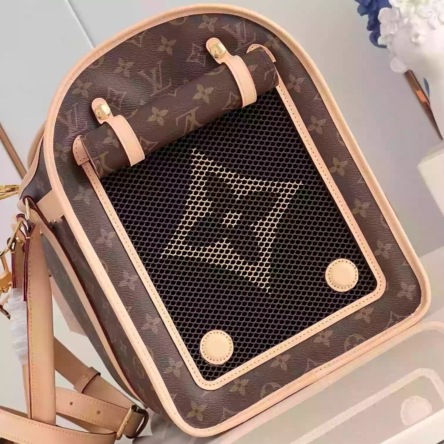 ドッグキャリア 40 モノグラム コーティングキャンバス M45662 – LW375