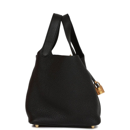 エルメス ピコタンロック 18 ブラック クレマンス ゴールド金具