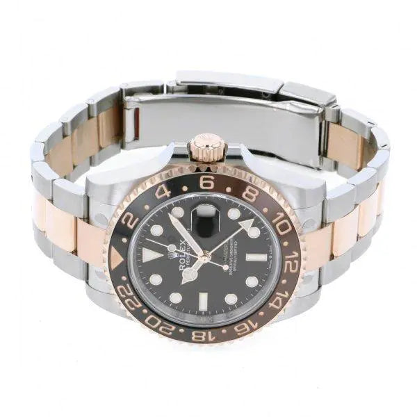 GMTマスターⅡ ウォッチ : エバーローズロレゾール - オイスタースチール＆18 CT エバーローズゴールド - M126711CHNR-0002