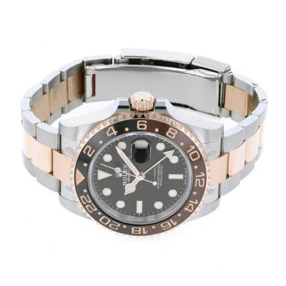 GMTマスターⅡ ウォッチ : エバーローズロレゾール - オイスタースチール＆18 CT エバーローズゴールド - M126711CHNR-0002