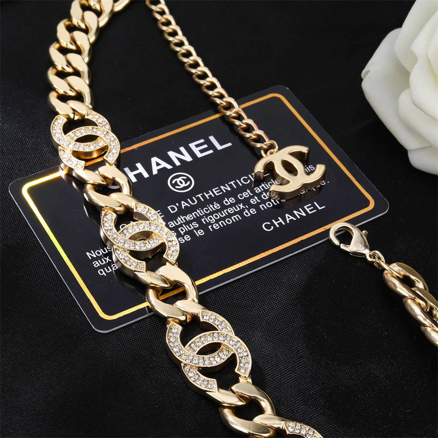 シャネル ミディアム ヴィンテージ ダブルC クラスプ チェーン