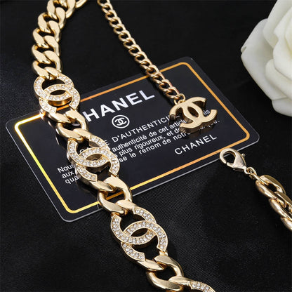 シャネル ミディアム ヴィンテージ ダブルC クラスプ チェーン