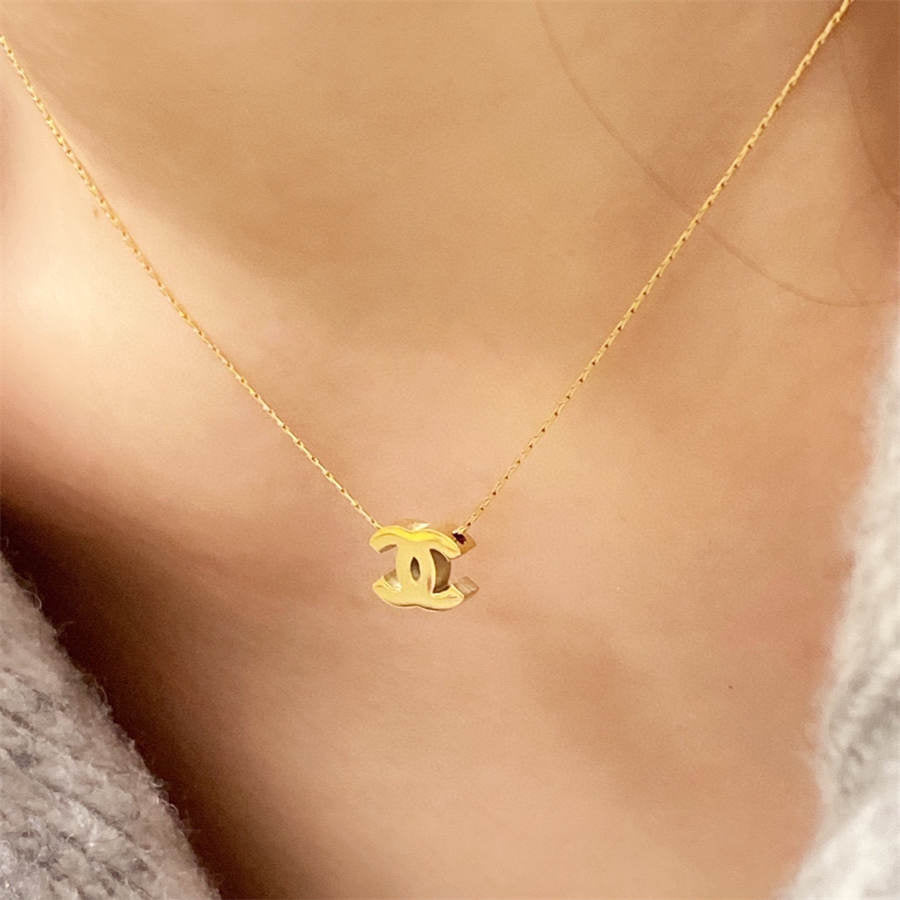 シャネル ダブルC ファインネックレス