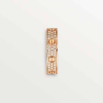 ラブウェディングバンド、ダイヤモンドパヴェ