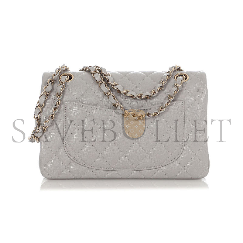 シャネル キャビア キルティング スモール クラシック ダブルフラップ 1302411 (23*14*6cm)