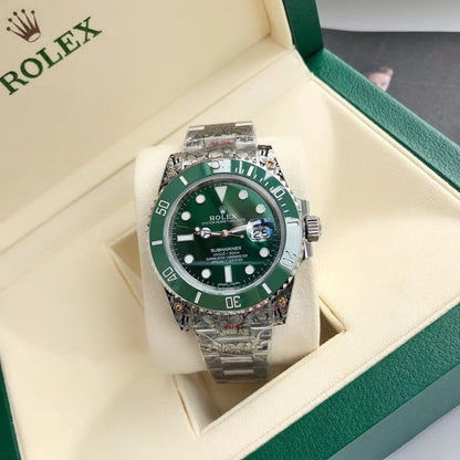 ロレックス サブマリーナーデイト 彫金 116610LV/116610LN