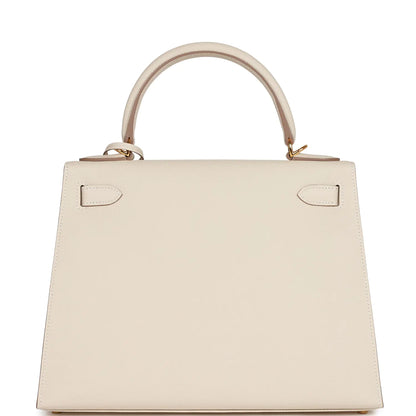 エルメス エプソム チョーク セリエ ケリー 28cm ゴールド金具