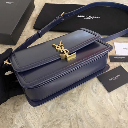 ソルフェリーノ ミドルサッチェル（ラッカー仕上げのエアーズ）