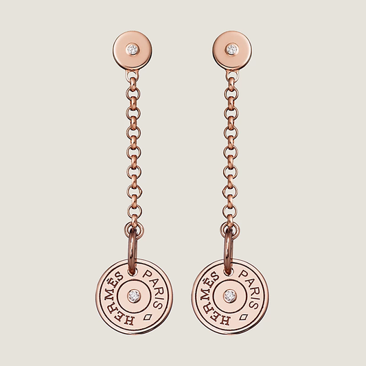 エルメス ガンバード クル・ド・セル イヤリング 新入荷