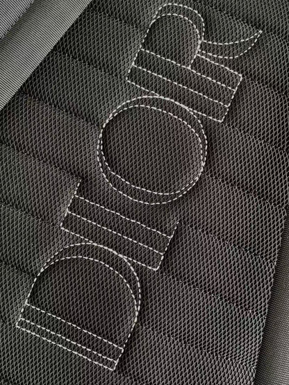 サドル バックパック ブラック ディオール オブリーク ジャカード＆グレインカーフスキン