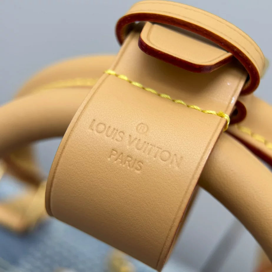 キーポル バンドリエール 50 ブルー ダミエ デニム 3D N40739 – LW214