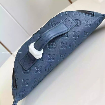 ラッシュ バムバッグ ネイビーブルー モノグラム シャドウ – LW304