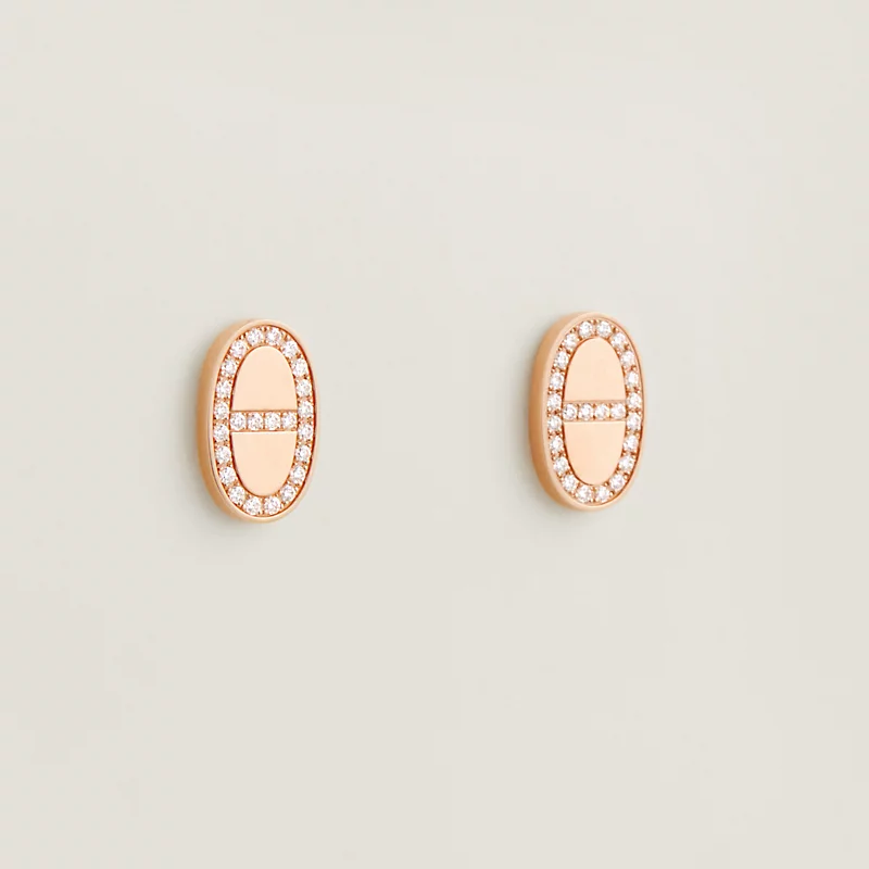 エルメスの新商品 シェーヌダンクル コントゥール イヤリング