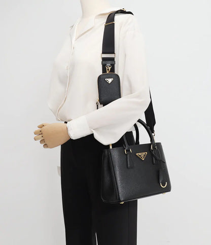 ☆PRADA ガレリア サフィアーノレザー ミニバッグ
