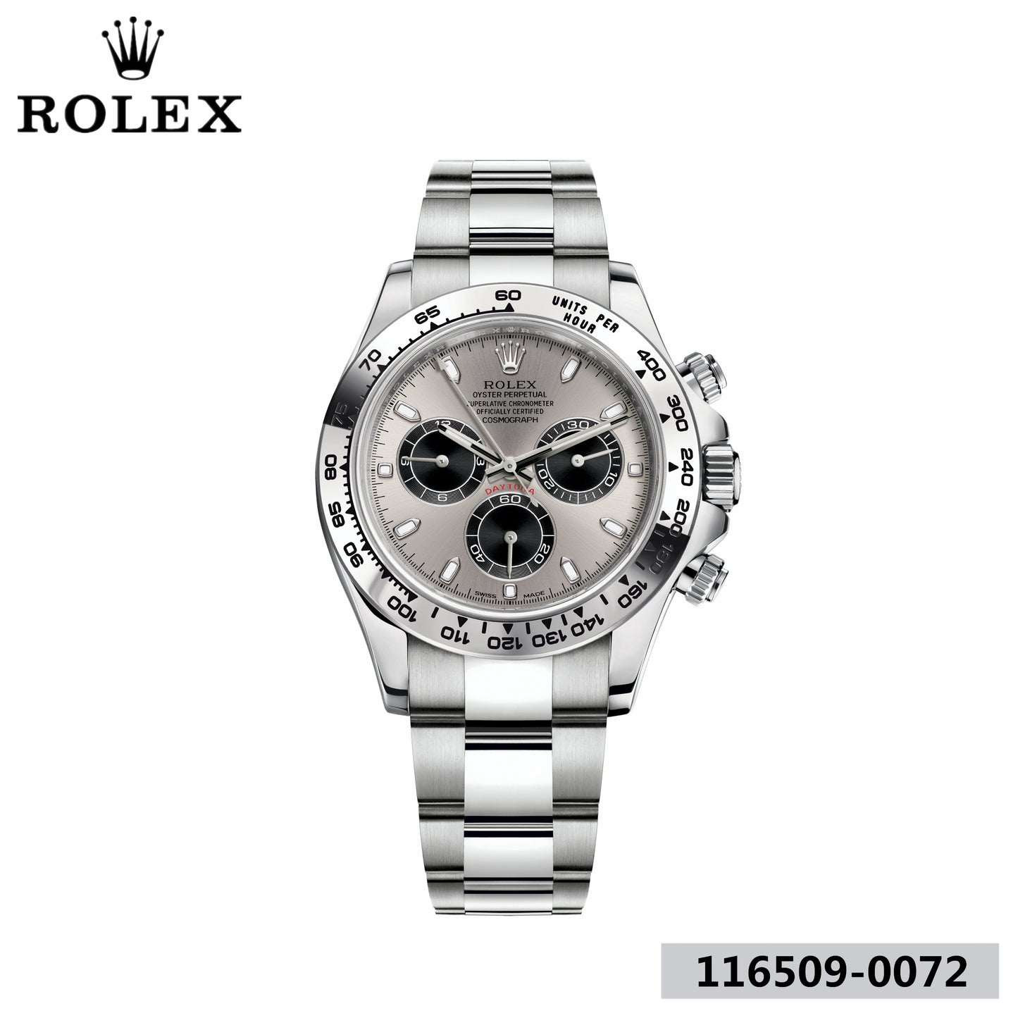 コスモグラフ デイトナ オイスター 40 mm ホワイトゴールド