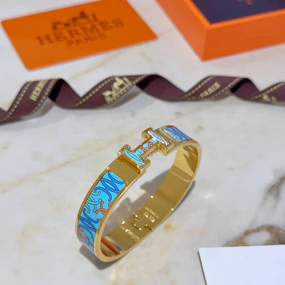 偽エルメスロゴブレスレット