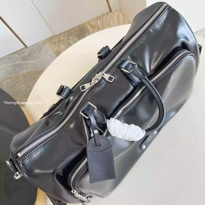 キーポル カーゴ バンドリエール 50 バッグ ブラック カーフレザー – LW308