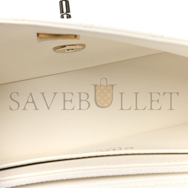 シャネル マスターラムスキン キルティング ミニクリスタル トップハンドル フラップ AS4140 (18×11.5×6.5cm)