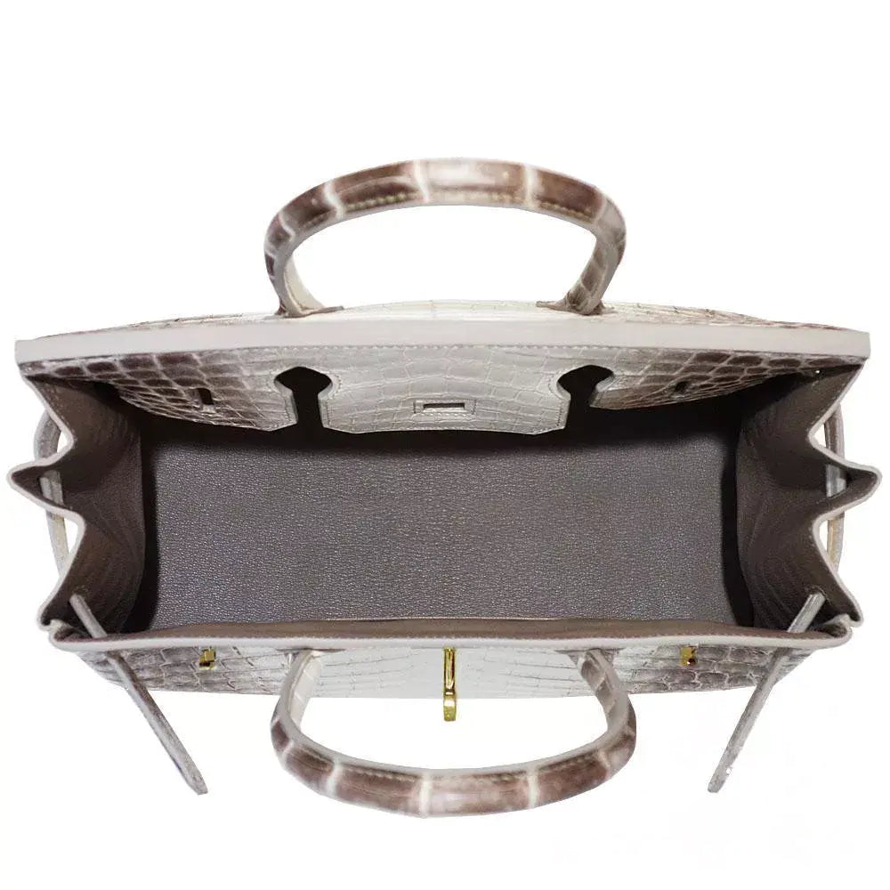 【HERMES】エルメス バーキン 30cm クロコダイル ゴールド金具