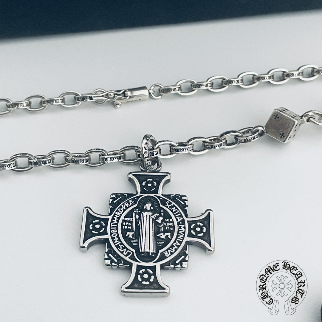 【CHROME HEARTS】クロムハーツ、新しいネックレス万能シンプルファッションオーナメント