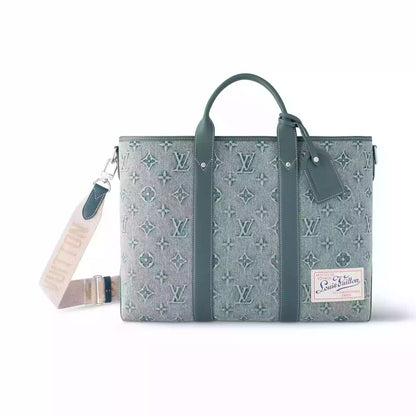 ウィークエンドトート NM モノグラム ウォッシュドデニム M22537 – LW213