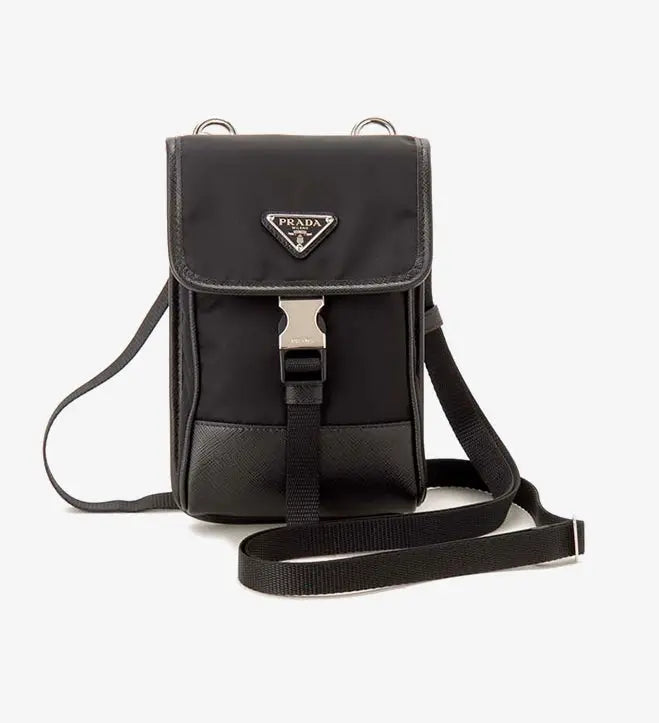 PRADA leather smartphone case☆ショルダーバッグ