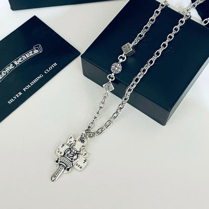 【Chrome Hearts】ネックレス、新しいネックレス万能シンプルファッションオーナメント