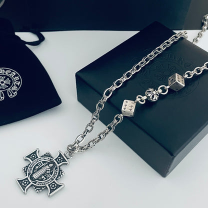 【CHROME HEARTS】クロムハーツ、新しいネックレス万能シンプルファッションオーナメント