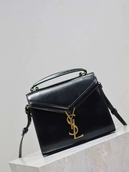YSL 623930 カサンドラ ミニトップハンドル（箱入り）サンローラン ブラック