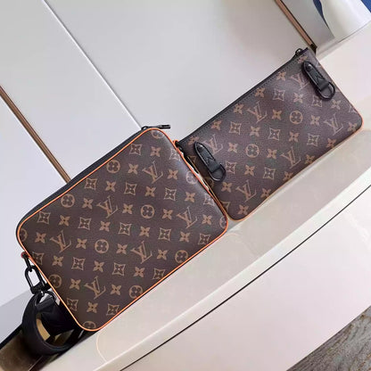 トリオ メッセンジャーバッグ モノグラム マカッサル M46694 – LW453