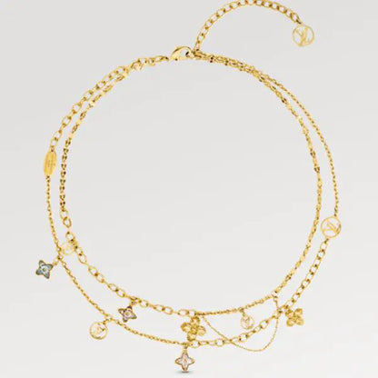 LV ルイ・ヴィトン ブルーミング ストラス ネックレス M68374