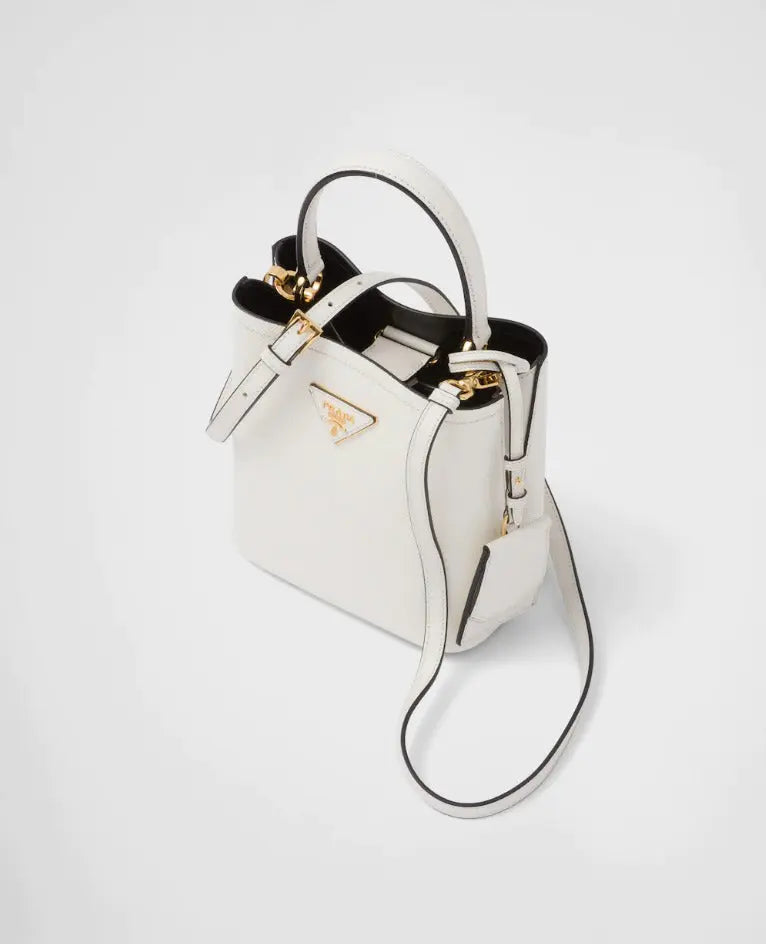 PRADAパニエ サフィアーノレザー スモールバッグ