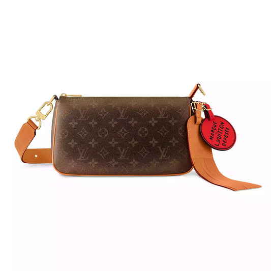 XL ブラウン モノグラム ダストキャンバス アクセサリーポーチ M11623 – LW435