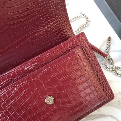 マンハッタン ミディアム ショッピングバッグ（箱入り）サンローラン レザー