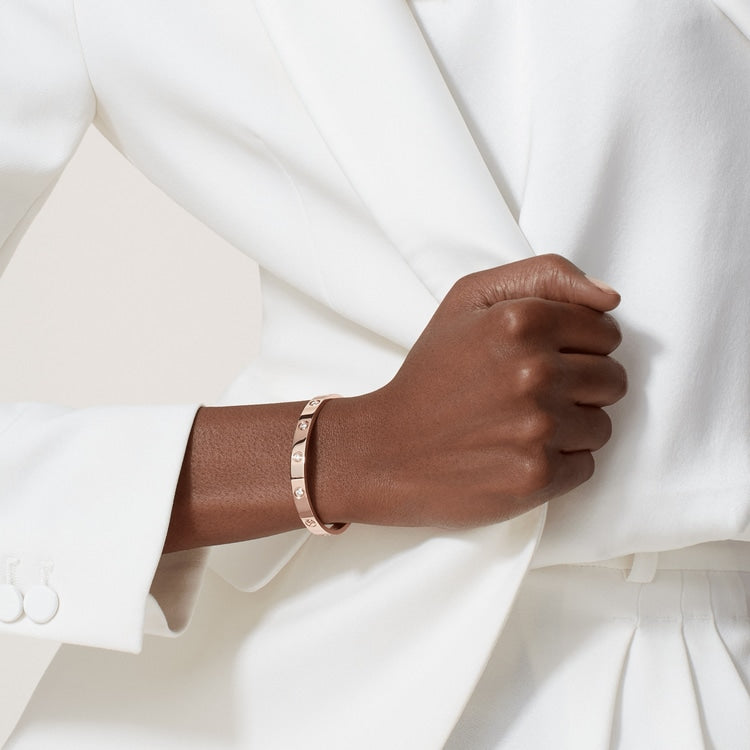 ラブブレスレット、ダイヤモンド10個